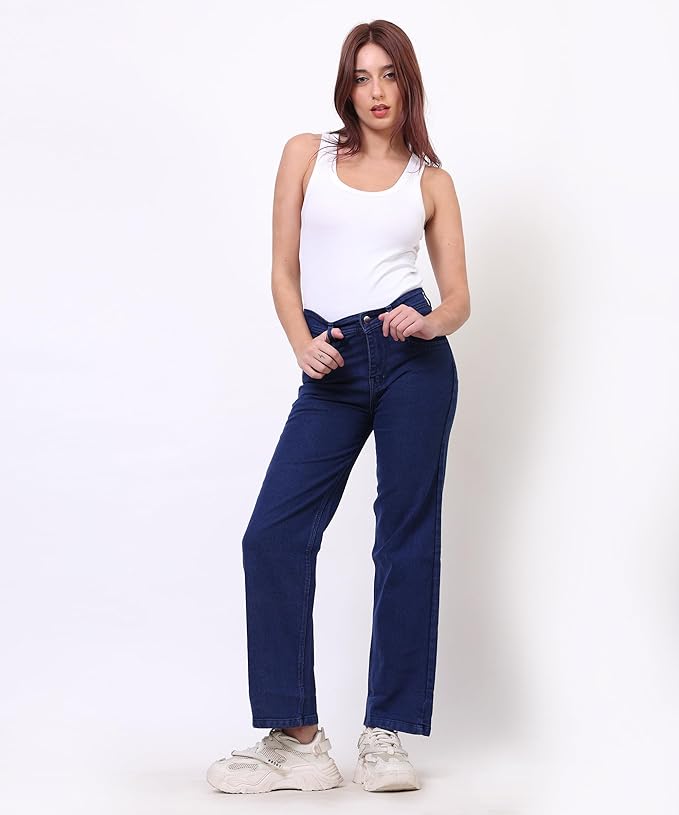 Baggy Jeans for Women | High Waist Wide Leg Stylish for Girls Trendy Women’s Pant